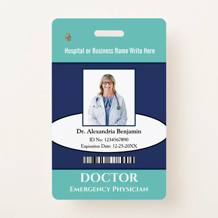 Medical Professional Id Card